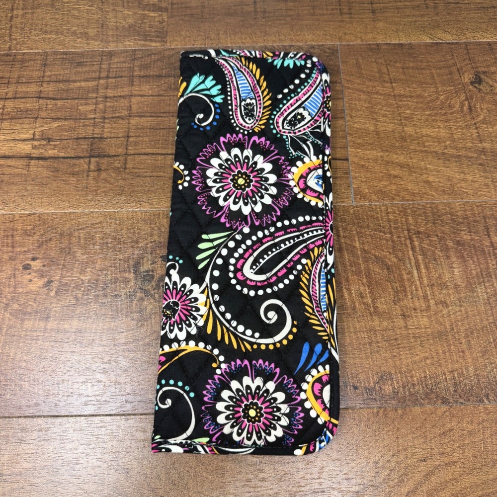 Vera Bradley Bandana Swirl Flat Curling Iron Travel Sleeve Case Cover